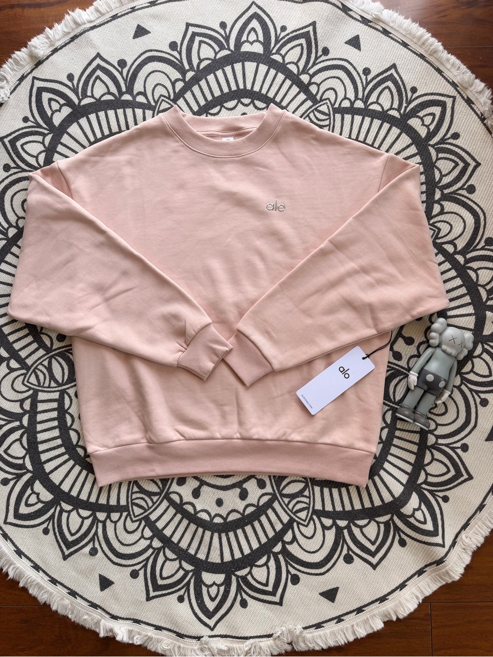 Accolade Crew Neck Pullover - Pink Quartz